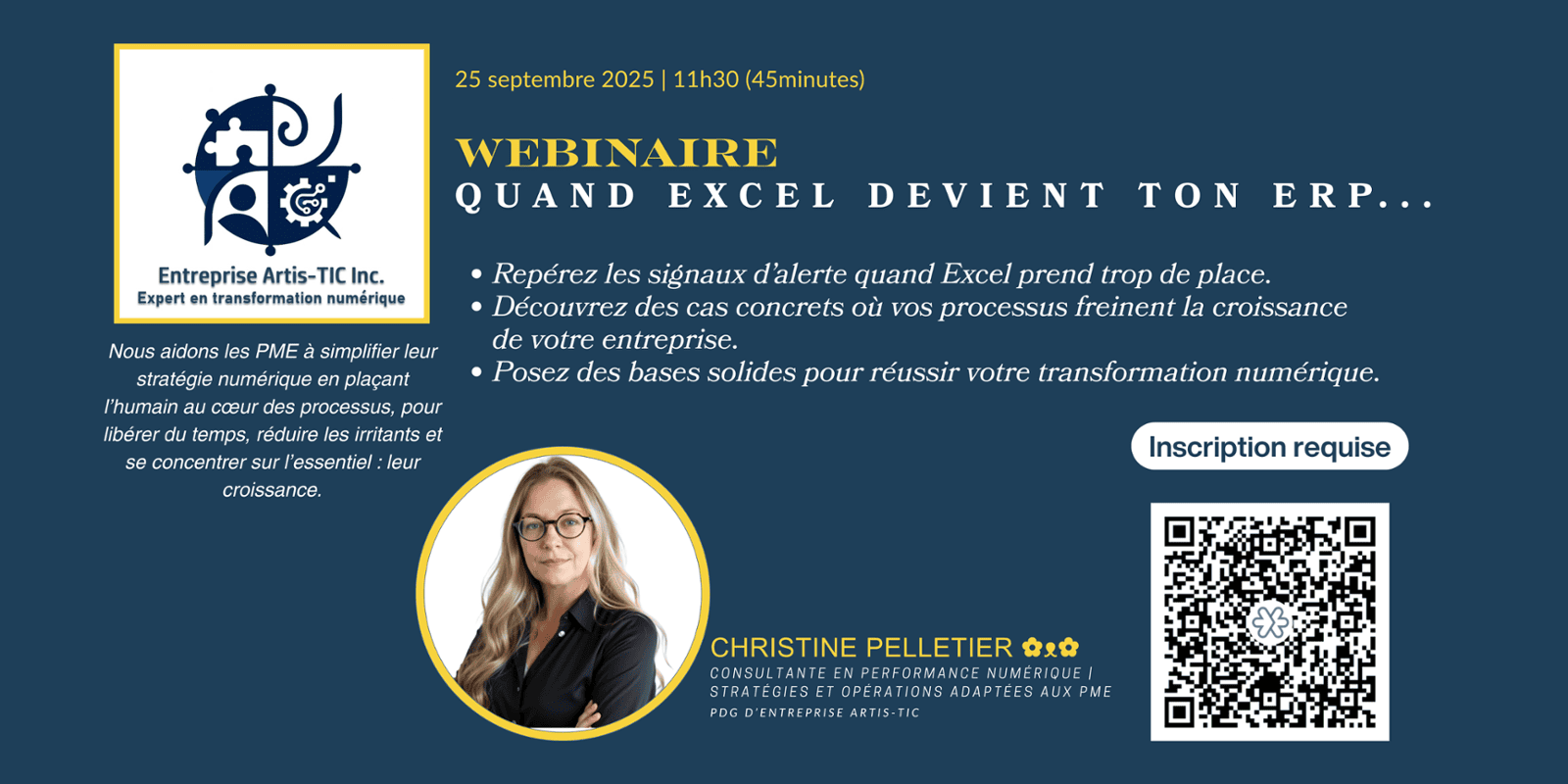 Webinaire Excel est ton ERP ?